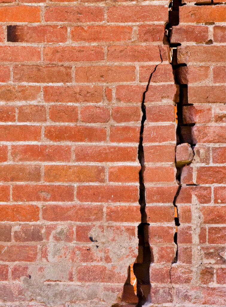 Fissure extérieur maison