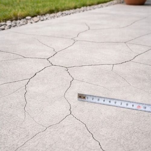 fissure de retrait batiment