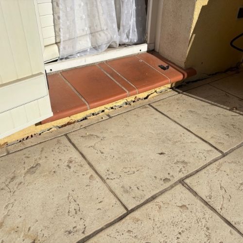 realisation fissure terrasse