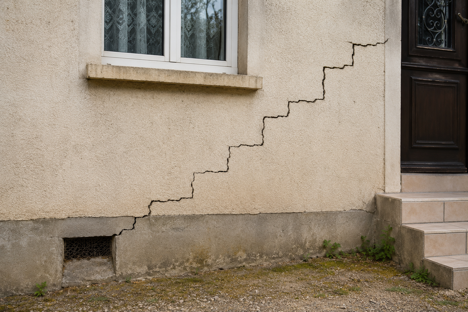 fissure escalier