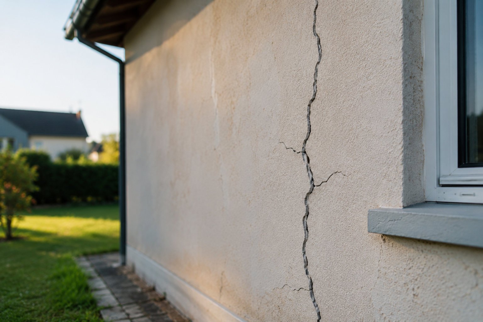 fissure sur facade